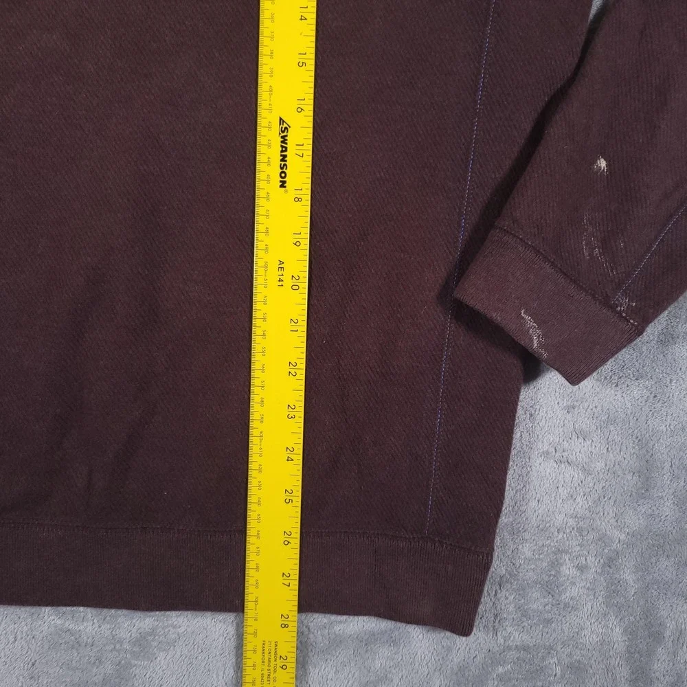 Tommy Bahama Sweater‎ Mens Large Reversible Half Zip Pullover Casual Paint